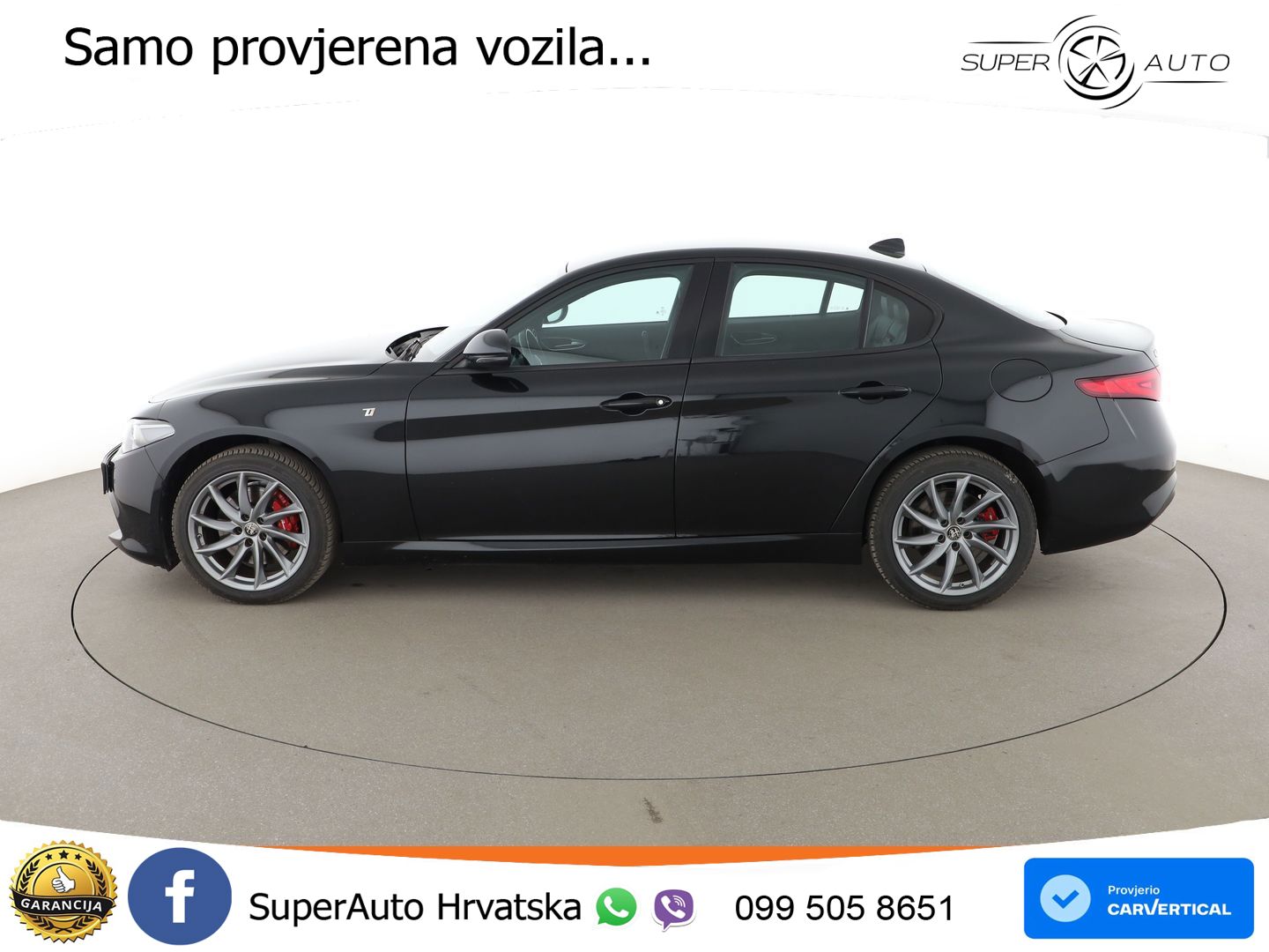 Alfa Romeo Giulia 2.0 Turbo (280 KS) Q4 Automatic LED+GR SJED+ACC