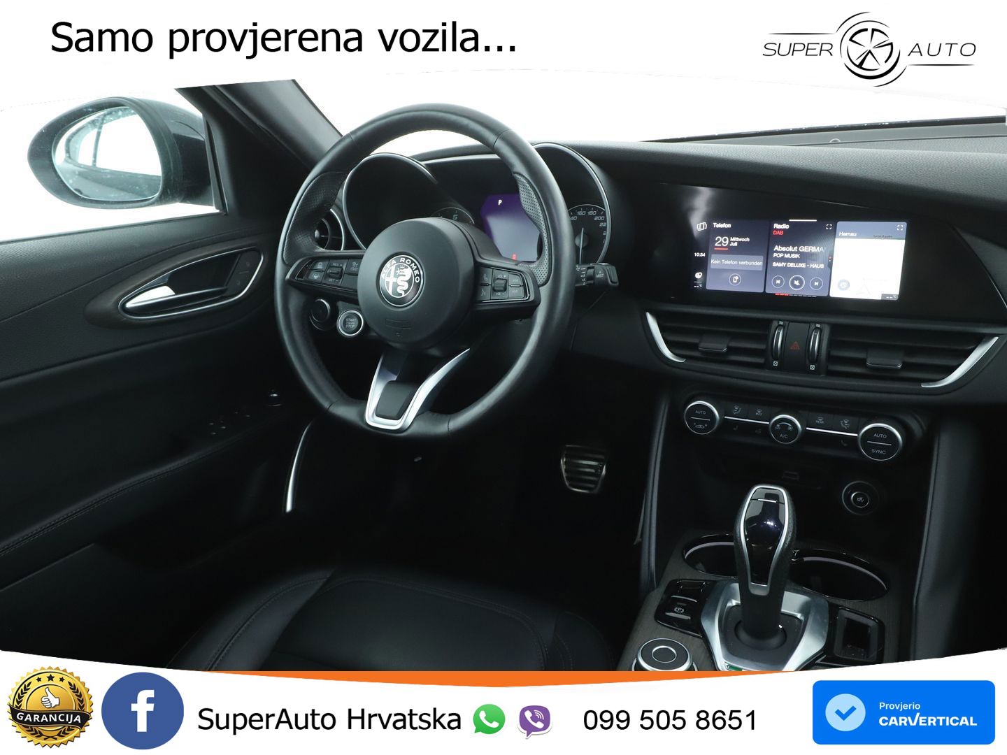 Alfa Romeo Giulia 2.0 Turbo (280 KS) Q4 Automatic LED+GR SJED+ACC
