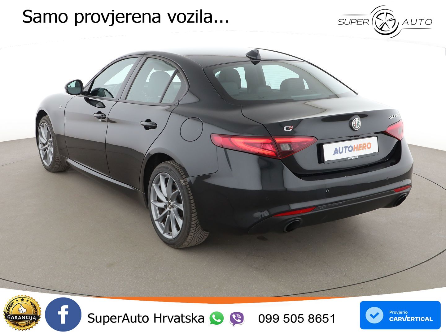 Alfa Romeo Giulia 2.0 Turbo (280 KS) Q4 Automatic LED+GR SJED+ACC