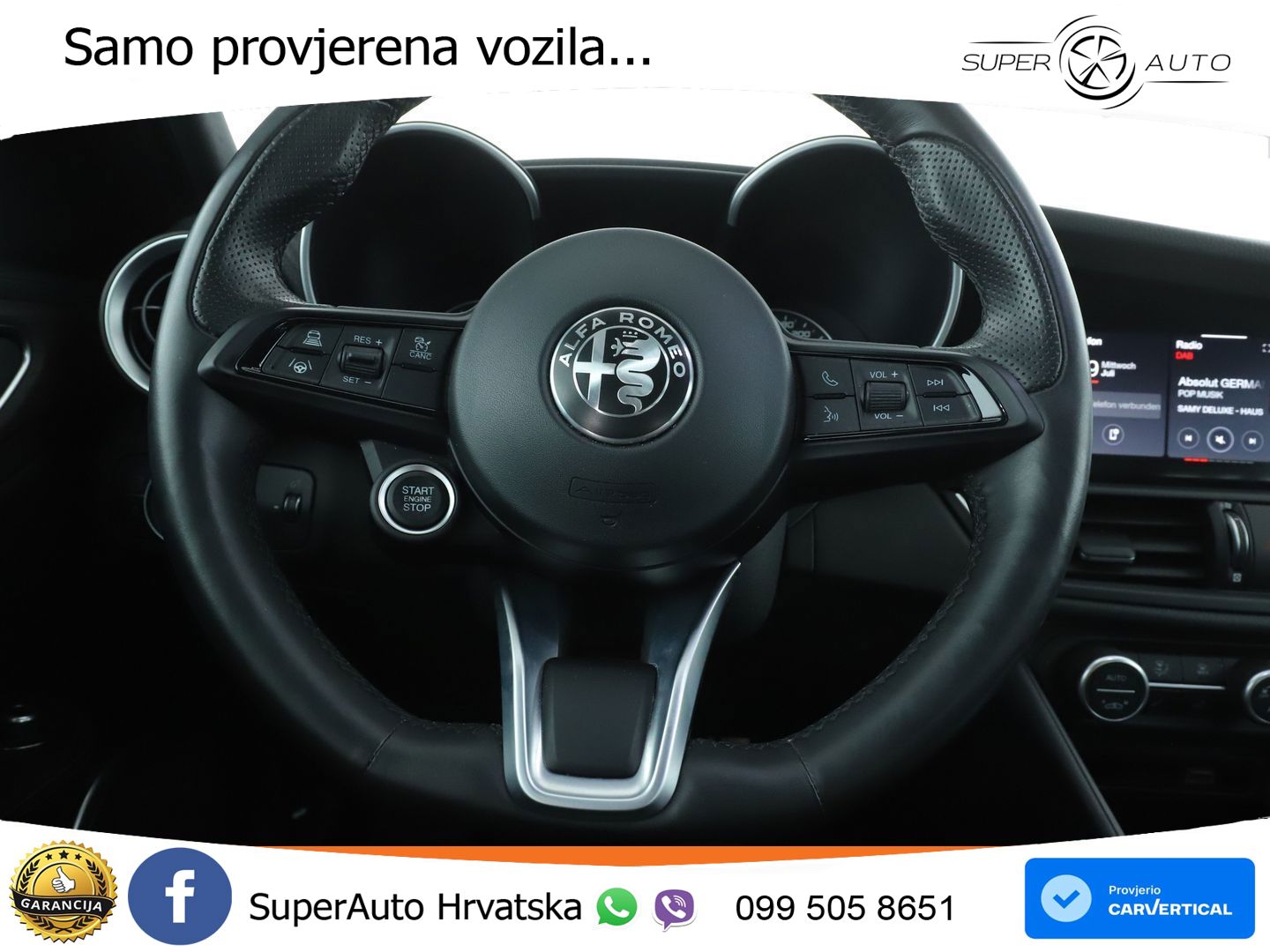 Alfa Romeo Giulia 2.0 Turbo (280 KS) Q4 Automatic LED+GR SJED+ACC