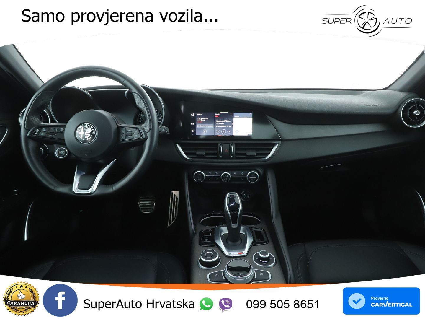 Alfa Romeo Giulia 2.0 Turbo (280 KS) Q4 Automatic LED+GR SJED+ACC