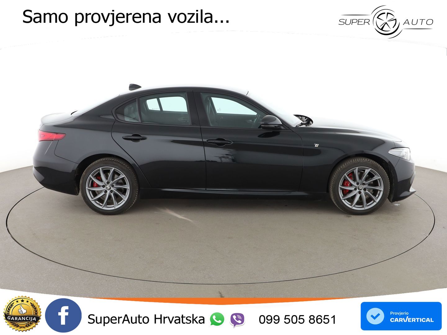 Alfa Romeo Giulia 2.0 Turbo (280 KS) Q4 Automatic LED+GR SJED+ACC