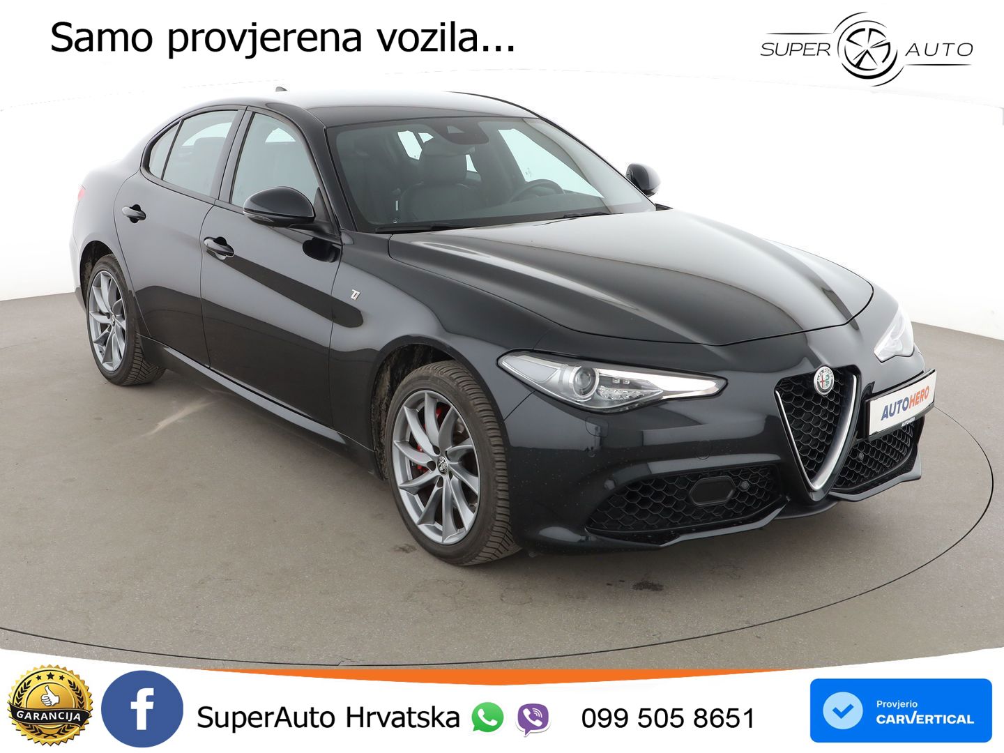 Alfa Romeo Giulia 2.0 Turbo (280 KS) Q4 Automatic LED+GR SJED+ACC