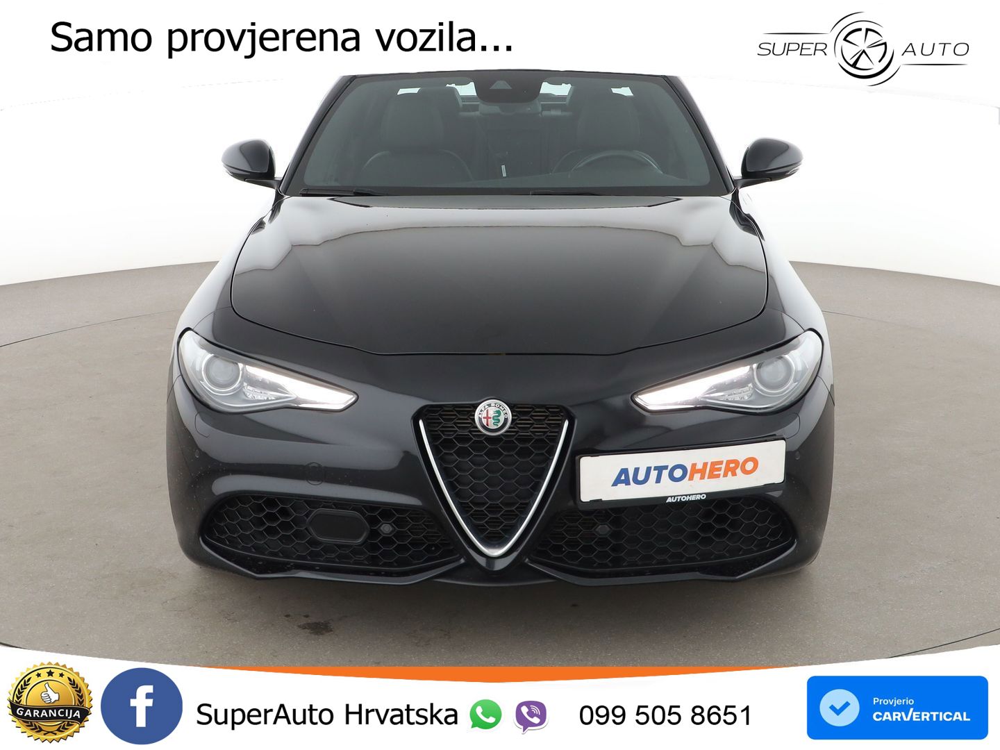 Alfa Romeo Giulia 2.0 Turbo (280 KS) Q4 Automatic LED+GR SJED+ACC