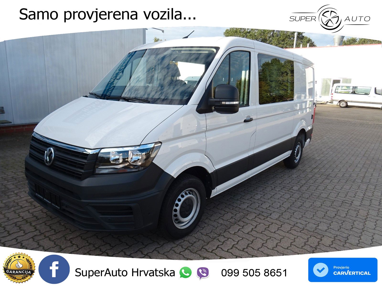 Volkswagen Crafter Kasten Plus Mixto MR 5.Sitze AHK Kamera 140 KS
