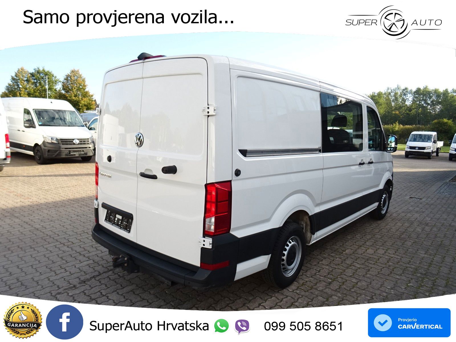 Volkswagen Crafter Kasten Plus Mixto MR 5.Sitze AHK Kamera 140 KS