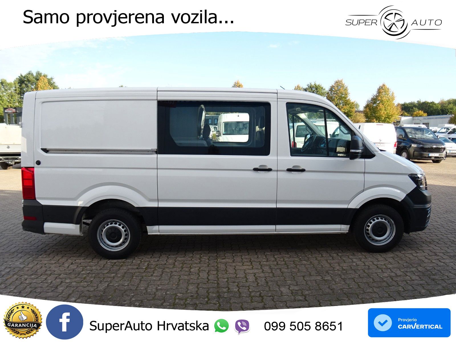Volkswagen Crafter Kasten Plus Mixto MR 5.Sitze AHK Kamera 140 KS