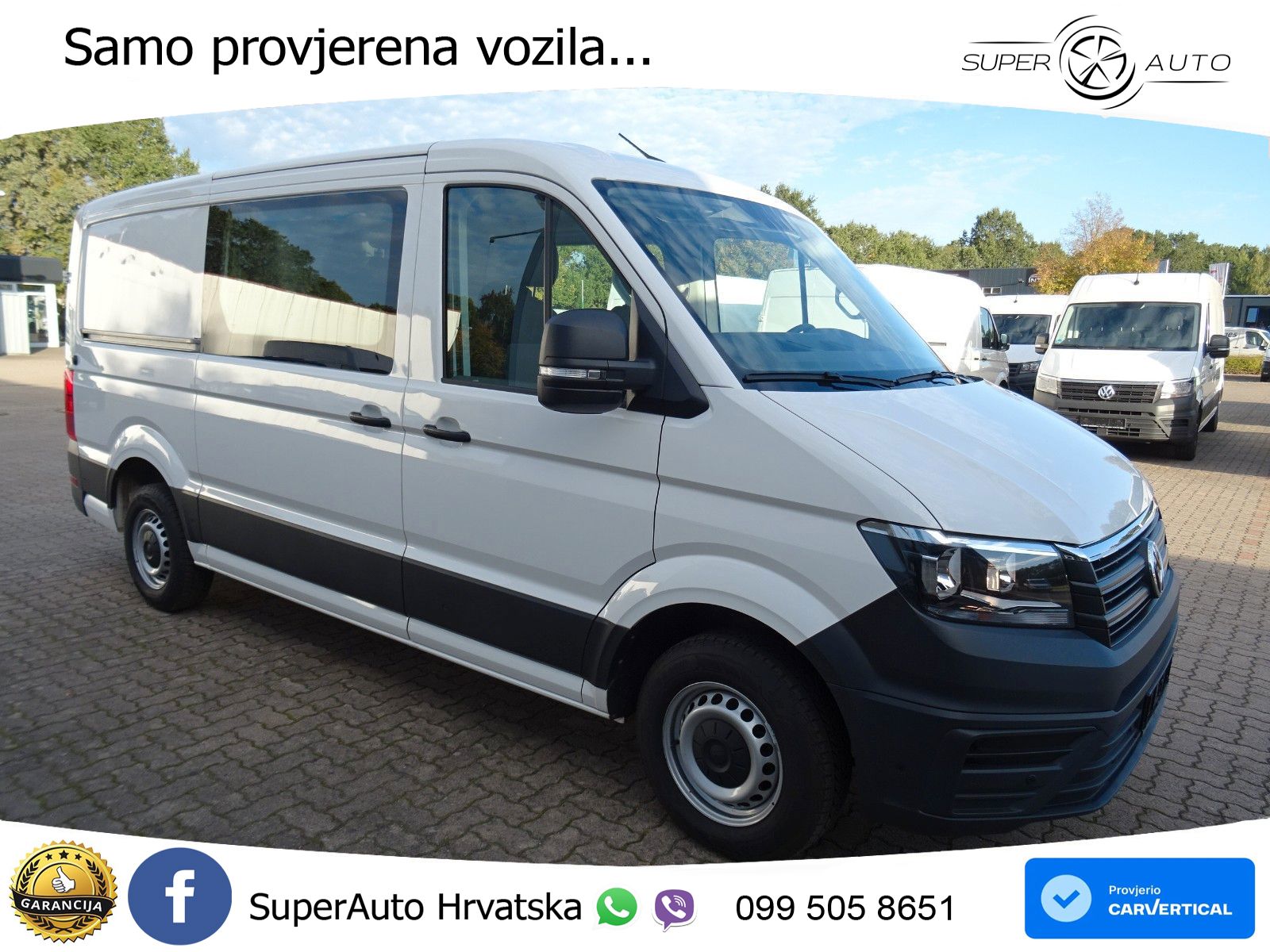 Volkswagen Crafter Kasten Plus Mixto MR 5.Sitze AHK Kamera 140 KS