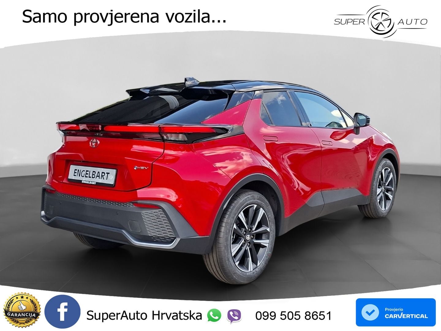Toyota C-HR 1.8 (140 KS) Hybrid e-CVT Teamplayer LED+GR SJED+ACC