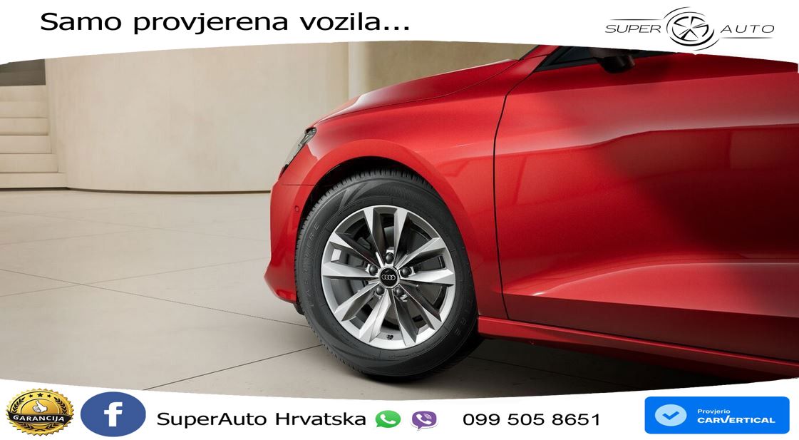 Audi A3 Sportback 30 TFSI (116 KS) Mild Hybrid S tronic LED+GR SJED+ACC