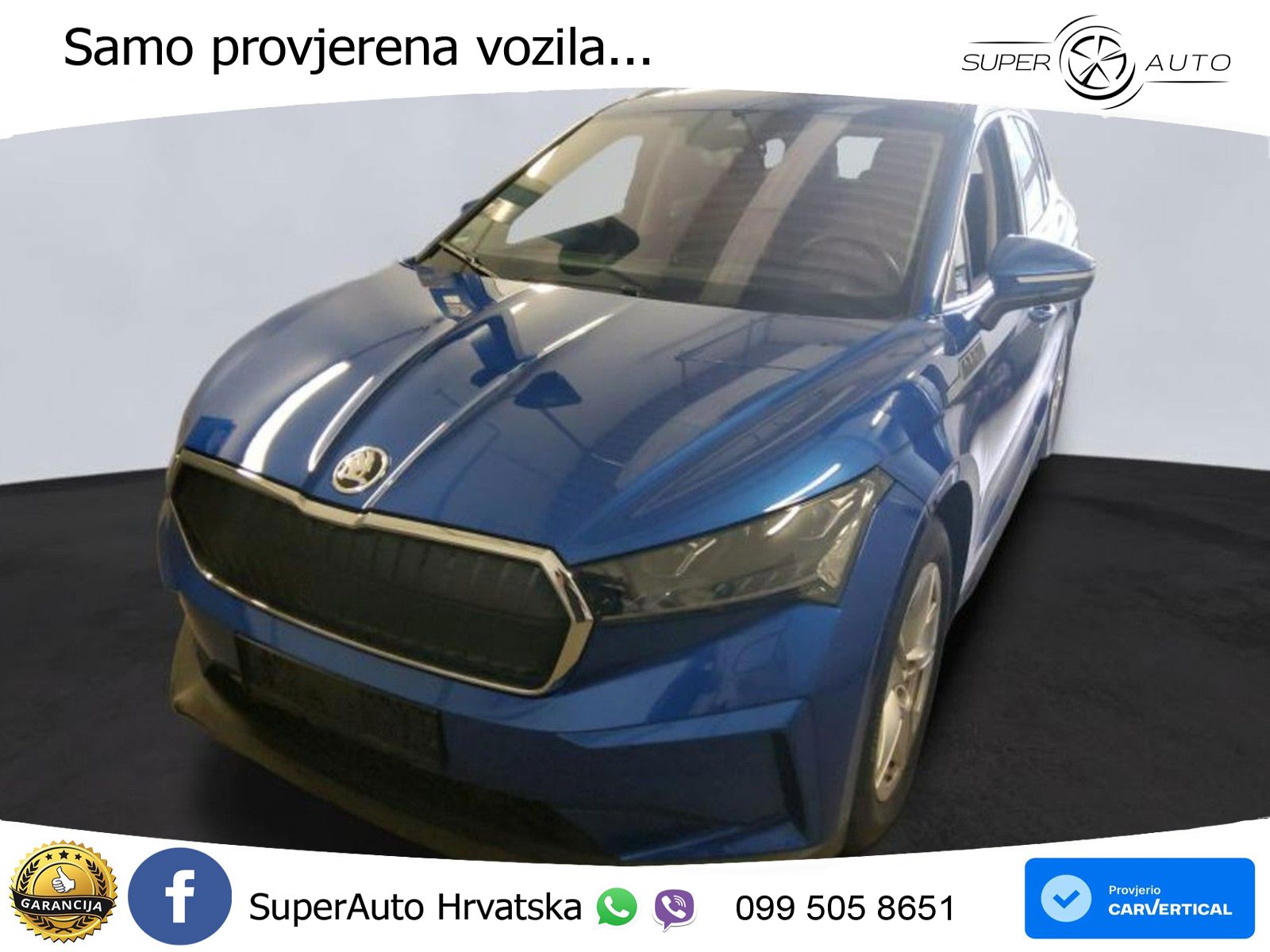 Škoda Enyaq iV 80 82 kWh (204 KS) LED+GR SJED+ACC