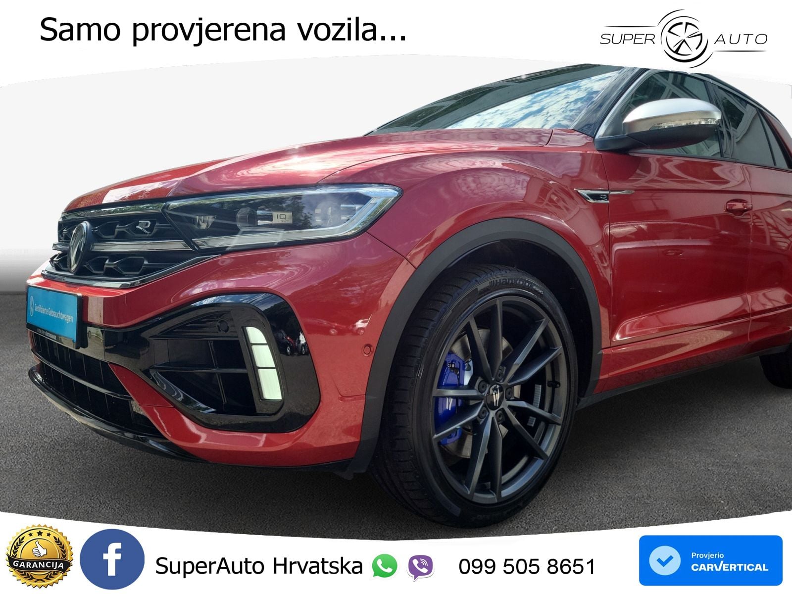 Volkswagen T-Roc I R 2.0 TSI (300 KS) OPF 4M DSG MATRIX+GR SJED+KAM