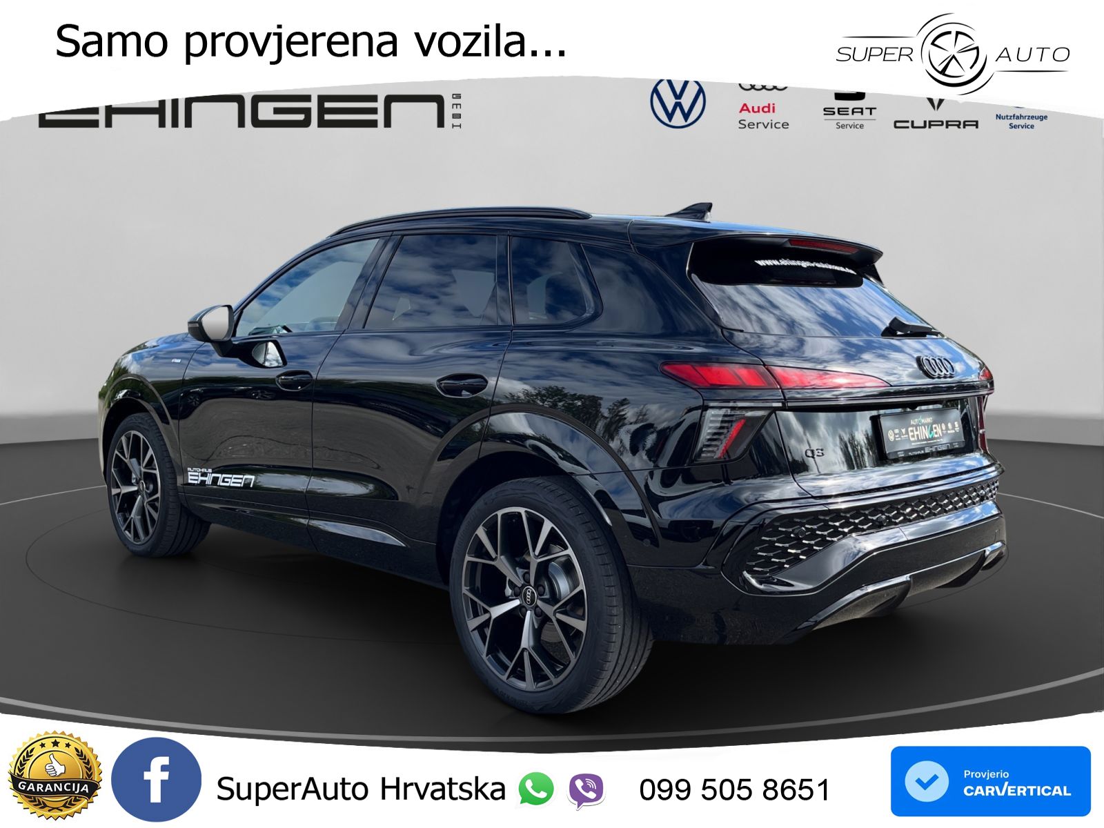 Audi Q3 2.0 TFSI (204 KS) quattro S tronic S line MATRIX+GR SJED+KAM