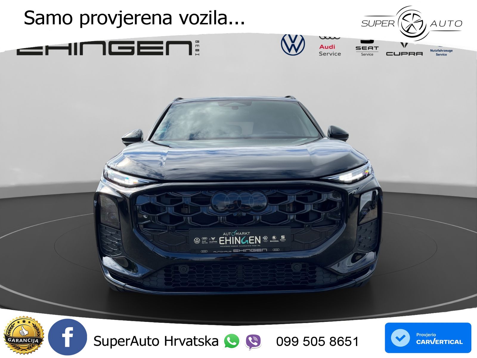 Audi Q3 2.0 TFSI (204 KS) quattro S tronic S line MATRIX+GR SJED+KAM