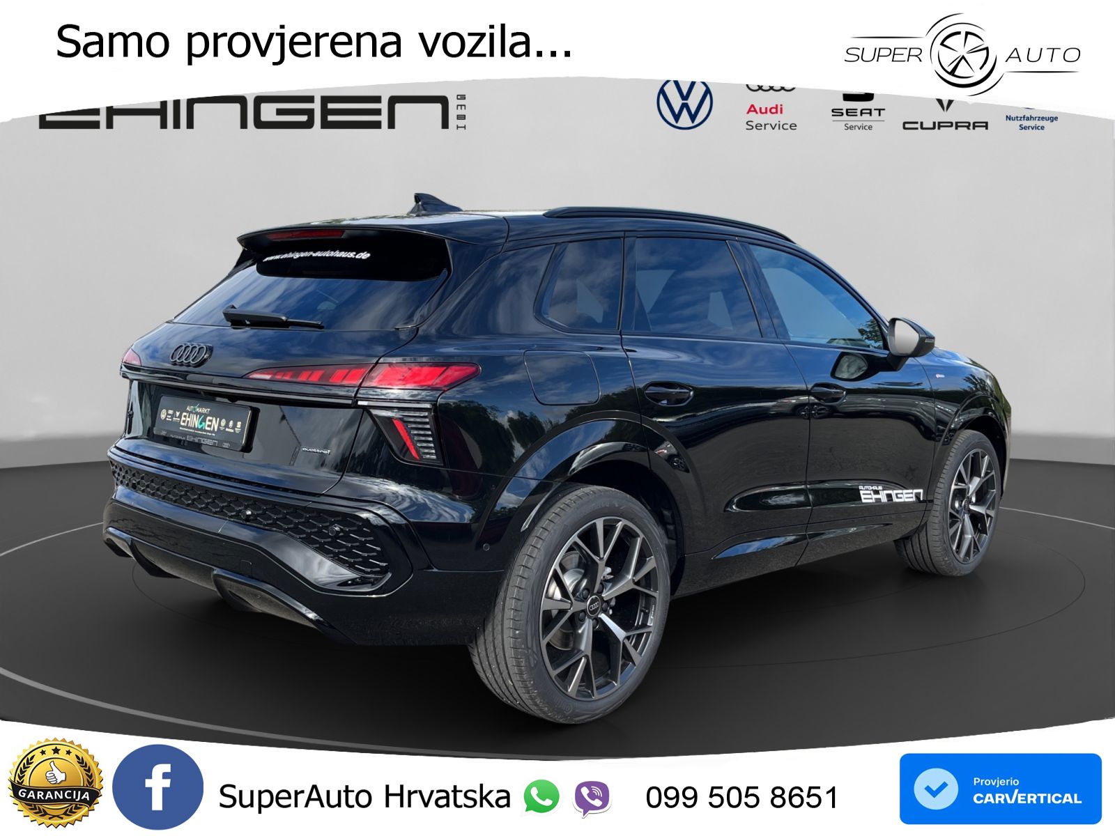 Audi Q3 2.0 TFSI (204 KS) quattro S tronic S line MATRIX+GR SJED+KAM