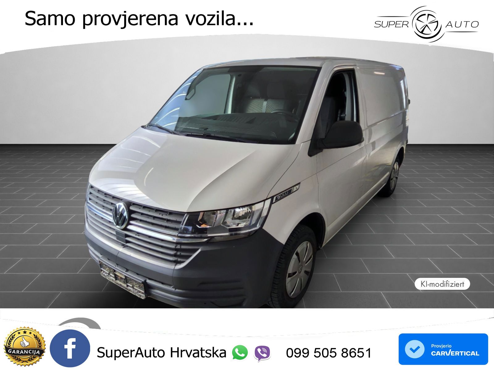 Volkswagen T6.1 Transporter Kasten EcoProfi KR 2,0 TDI L1H1 110 KS