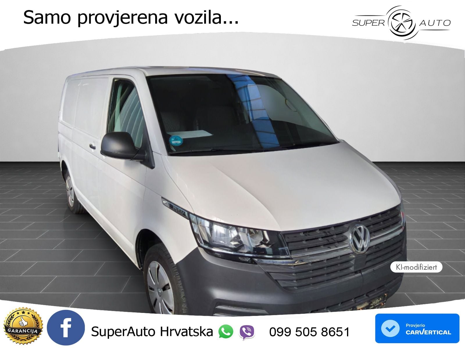 Volkswagen T6.1 Transporter Kasten EcoProfi KR 2,0 TDI L1H1 110 KS