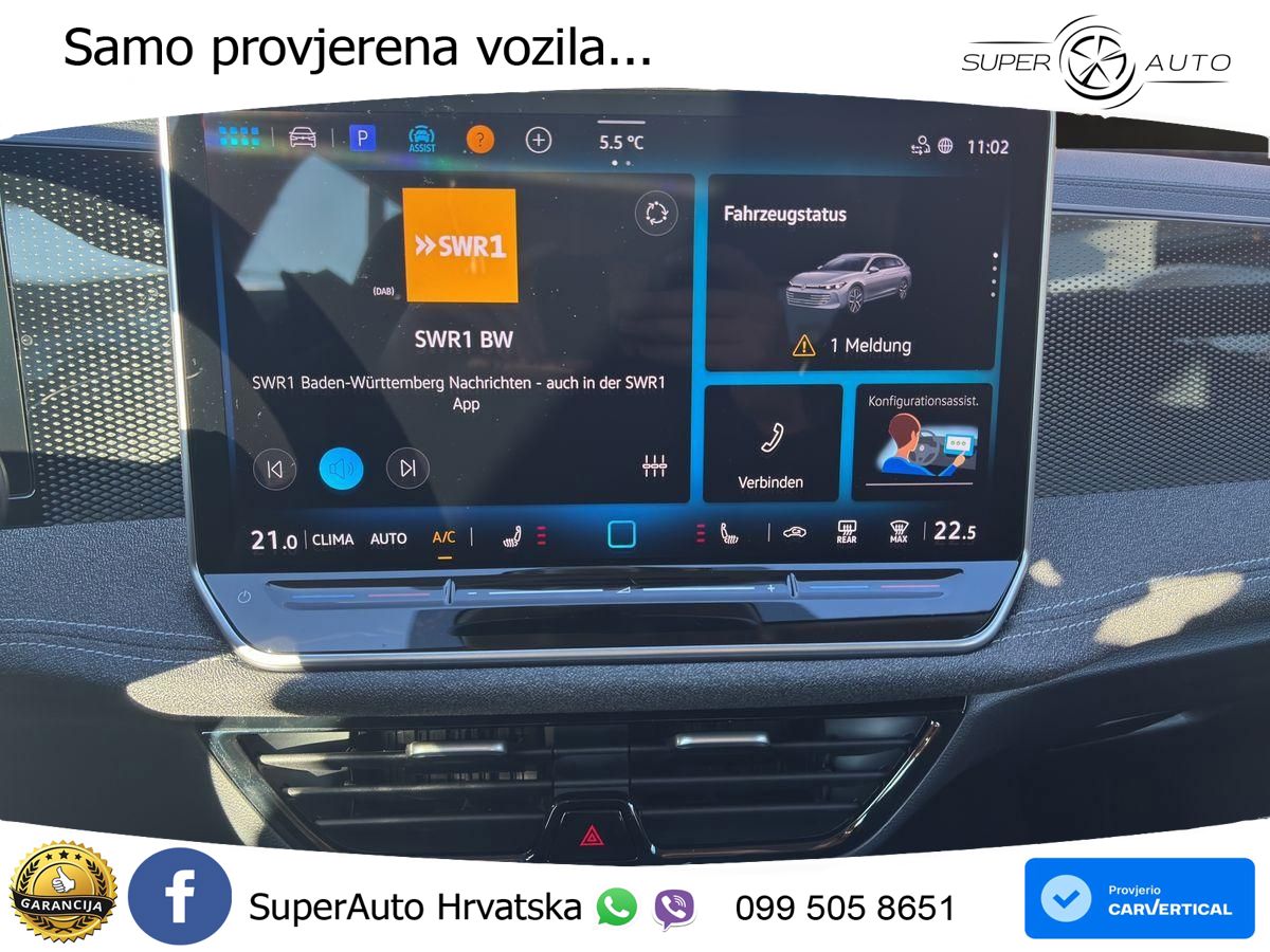 Volkswagen Passat Variant 1.5 eTSI (150 KS) DSG LED+GR SJED+ACC