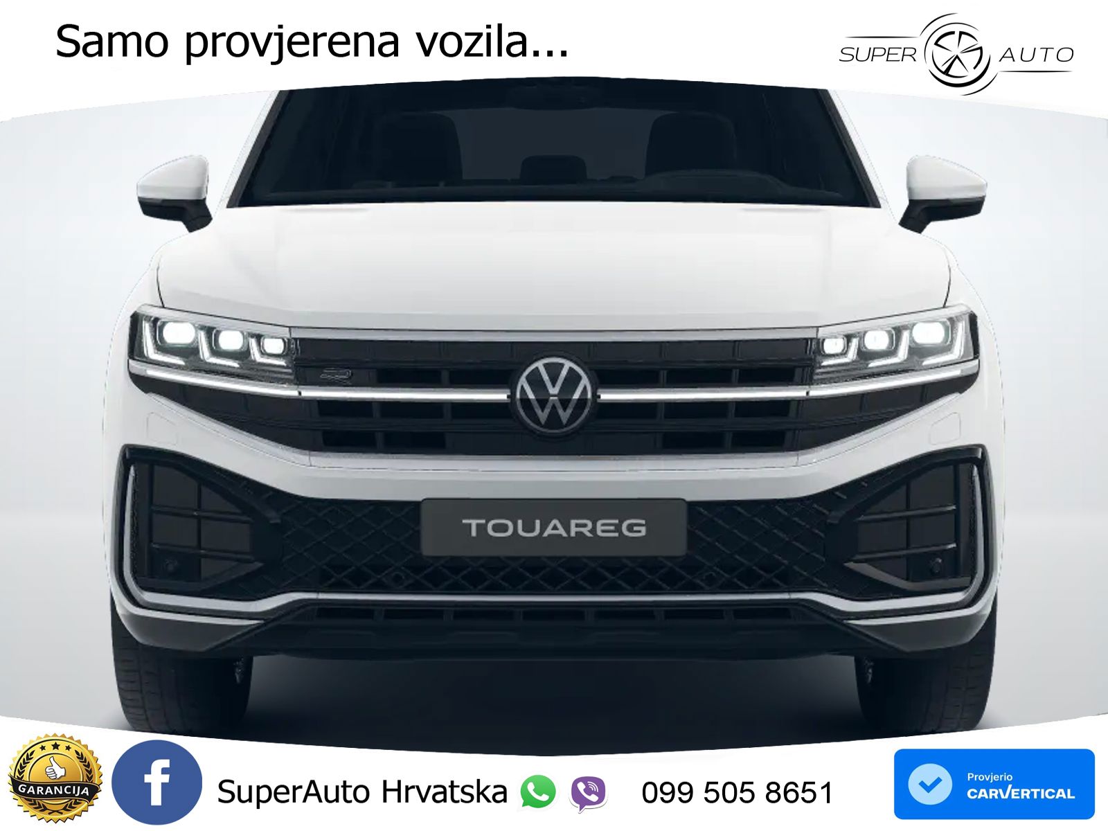 Volkswagen Touareg 3.0 V6 TDI (231 KS) 4MOTION Tiptronic R-Line ZRAČNI+ACC+4xGR SJED+KAM