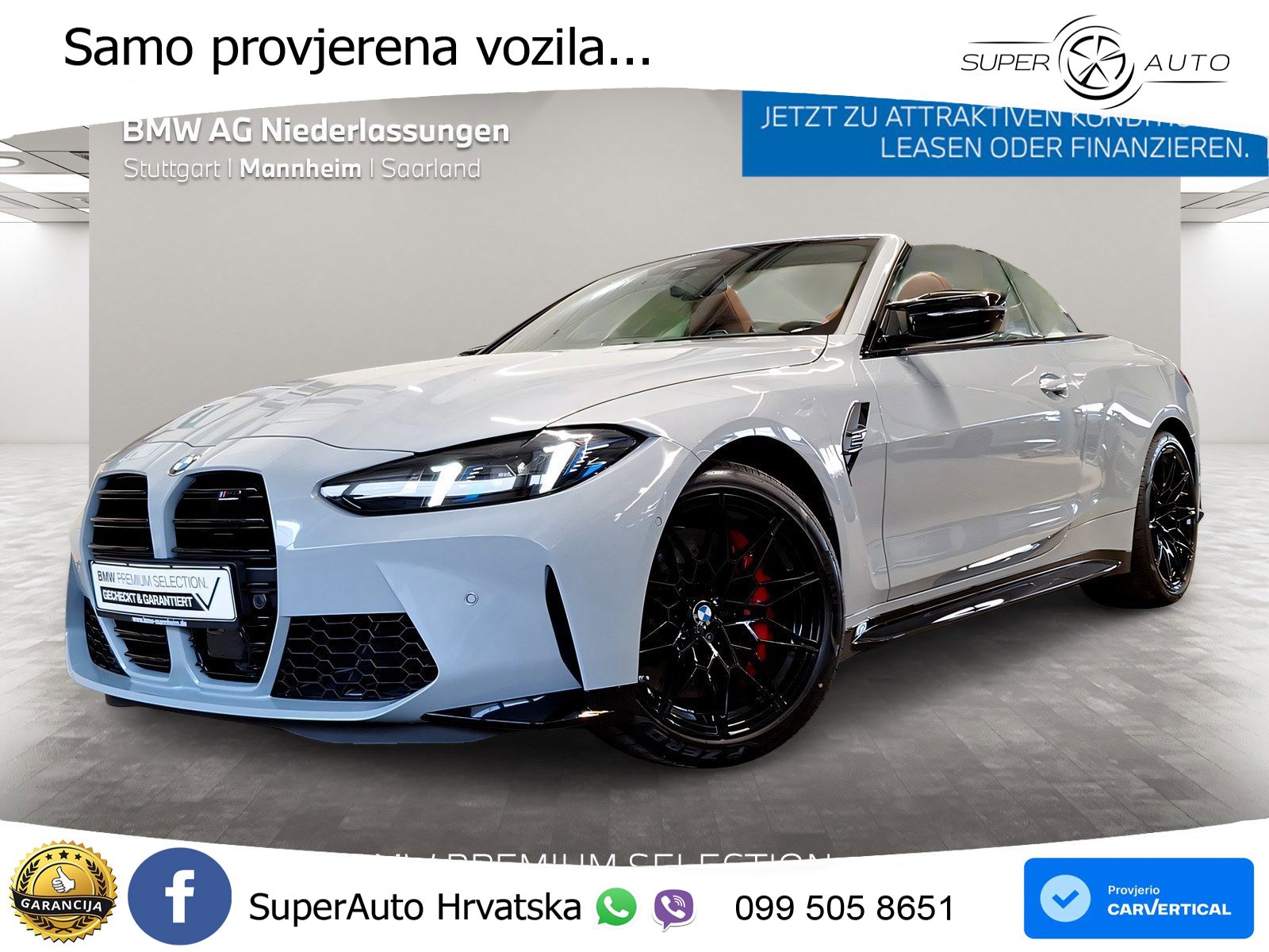 BMW M4 Convertible Competition 3.0 (530 KS) xDrive Steptronic