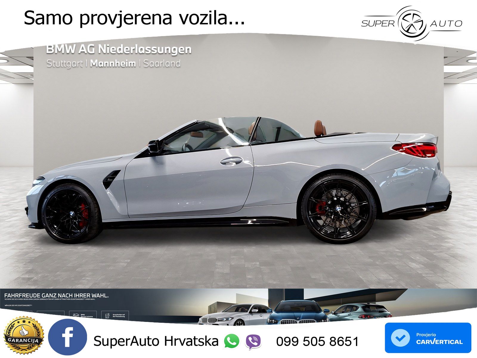 BMW M4 Convertible Competition 3.0 (530 KS) xDrive Steptronic