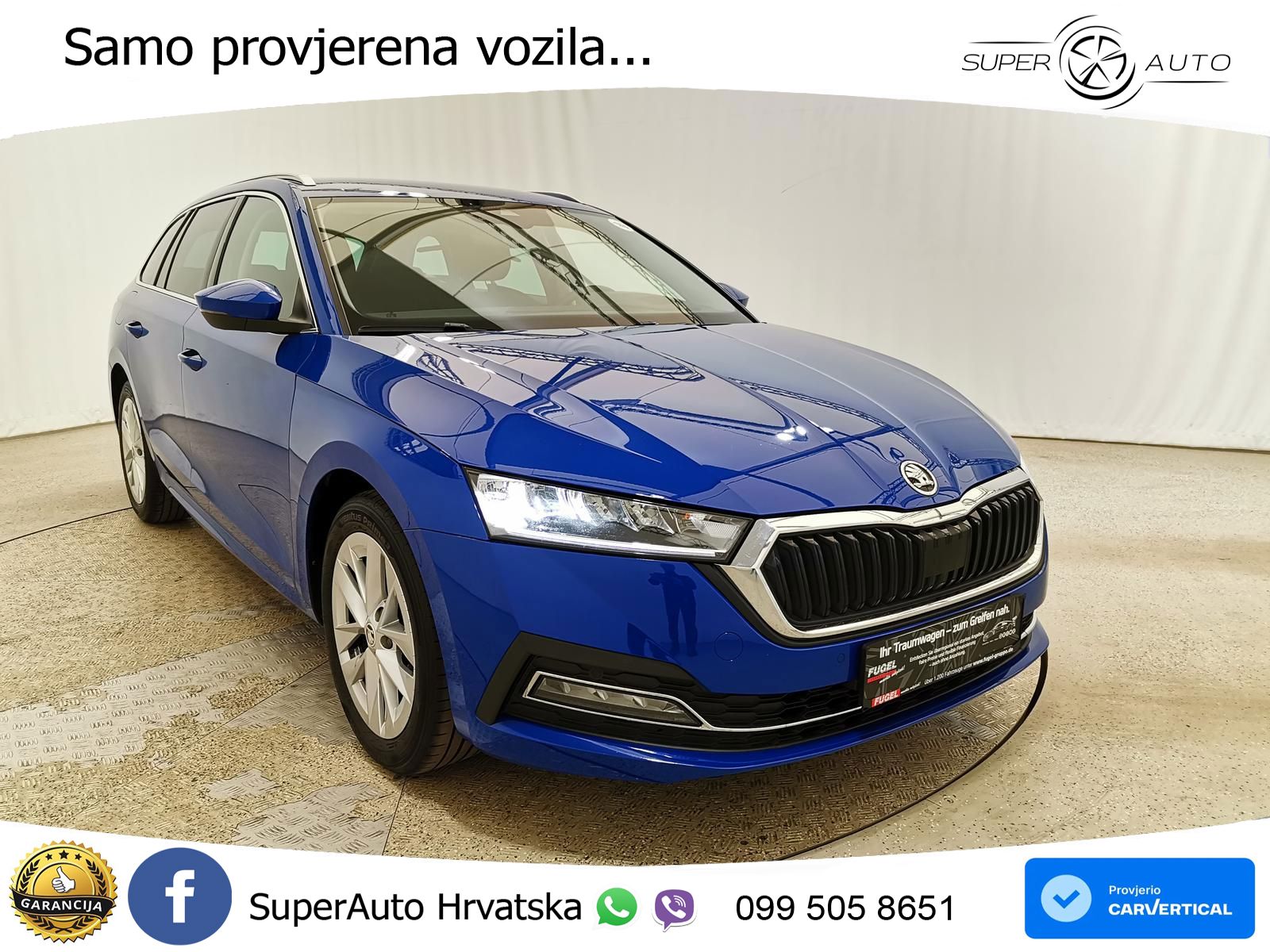 Škoda Octavia Combi 2.0 TDI (150 KS) DSG LED+GR SJED+ACC