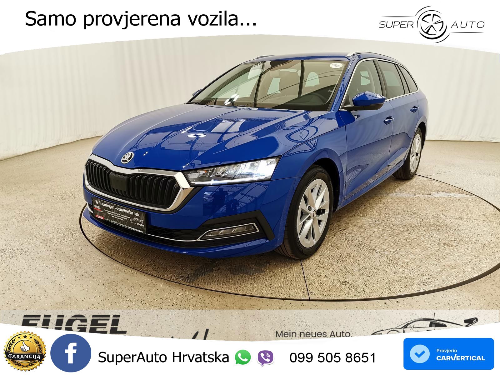Škoda Octavia Combi 2.0 TDI (150 KS) DSG LED+GR SJED+ACC