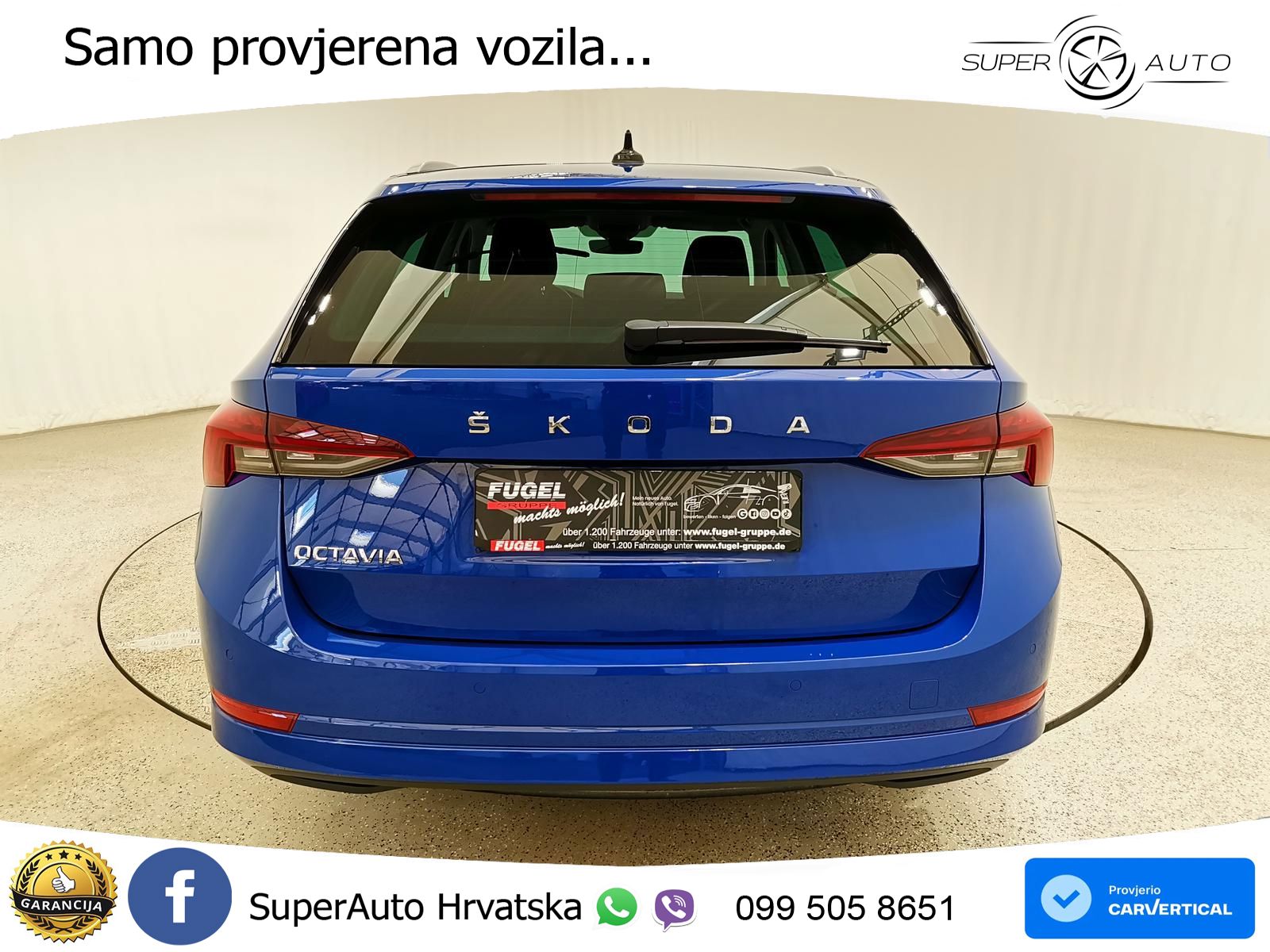 Škoda Octavia Combi 2.0 TDI (150 KS) DSG LED+GR SJED+ACC