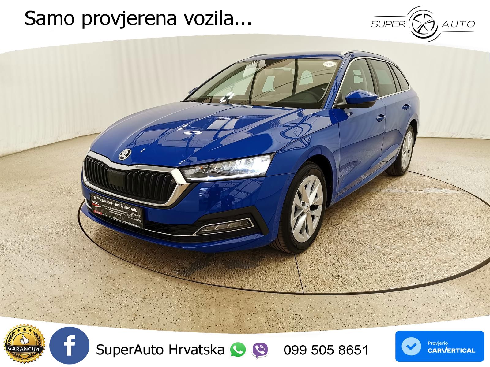 Škoda Octavia Combi 2.0 TDI (150 KS) DSG LED+GR SJED+ACC
