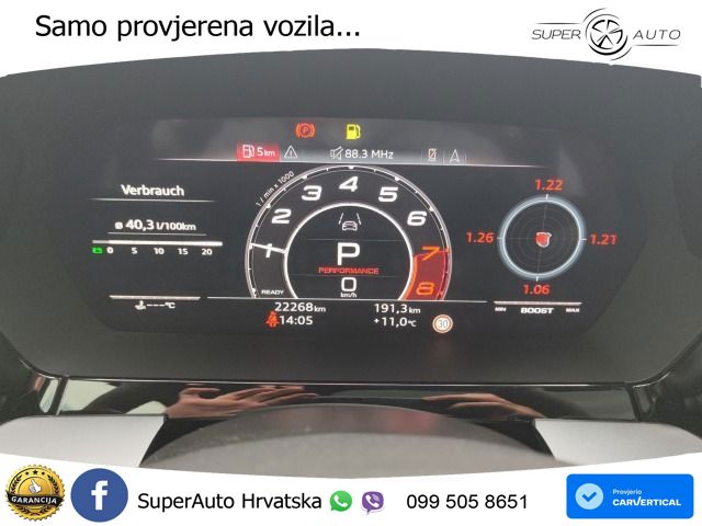 Audi RS3 Sedan 2.5 TFSI (400 KS) quattro S tronic MATRIX+GR SJED+KAM