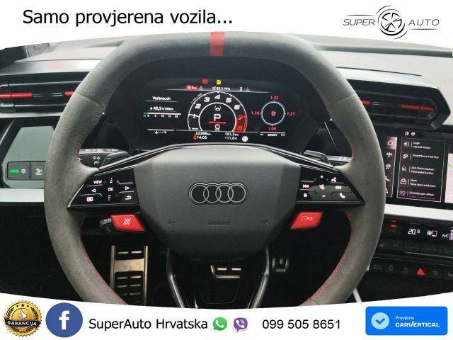 Audi RS3 Sedan 2.5 TFSI (400 KS) quattro S tronic MATRIX+GR SJED+KAM