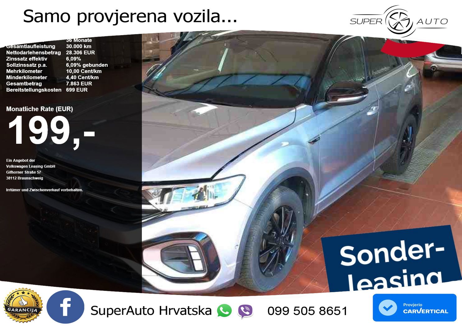 Volkswagen T-Roc 2.0 TDI (150 KS) DSG R-Line LED+GR SJED+ACC