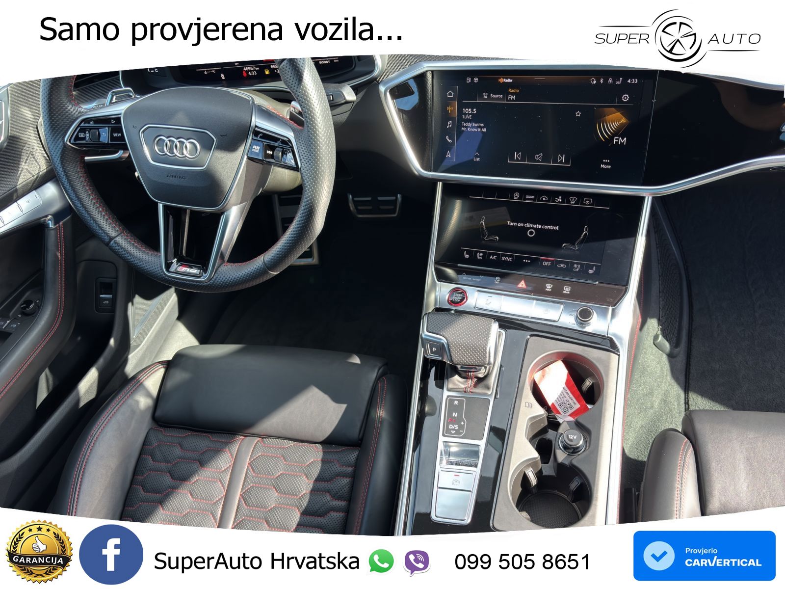 Audi RS7 4.0 TFSI V8 (600 KS) quattro tiptronic LED+GR SJED+ACC