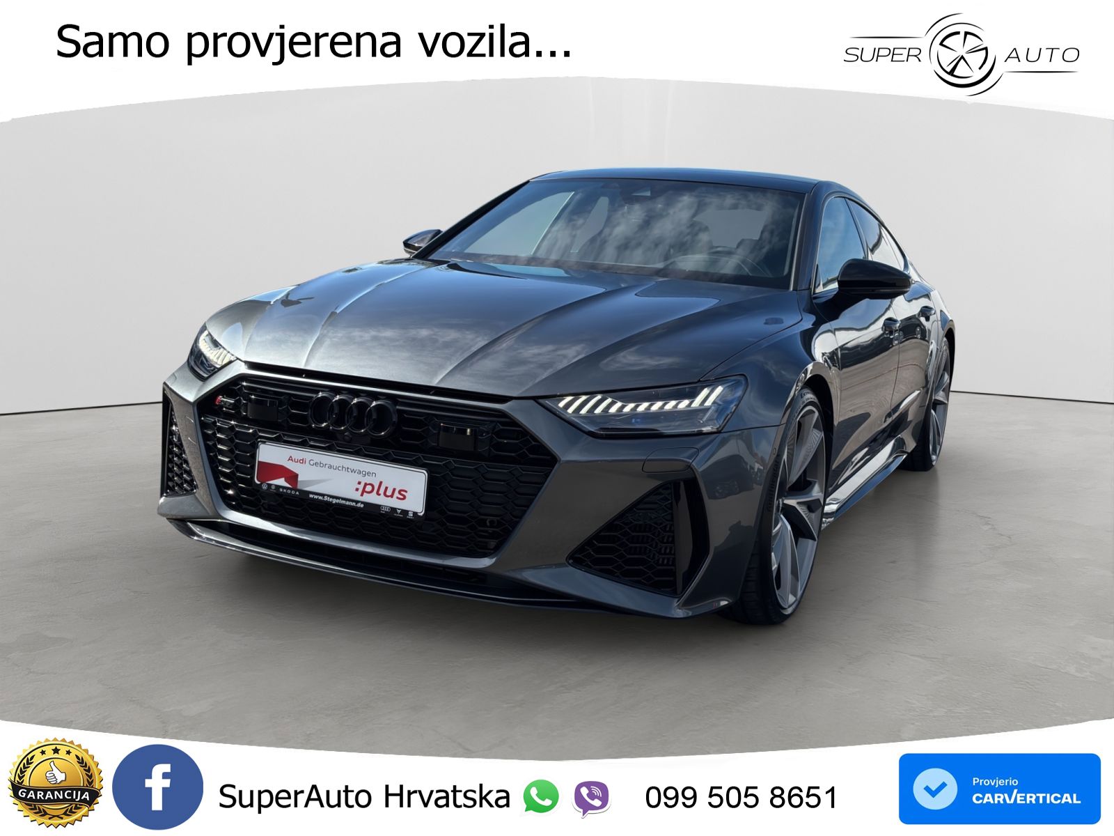 Audi RS7 4.0 TFSI V8 (600 KS) quattro tiptronic LED+GR SJED+ACC