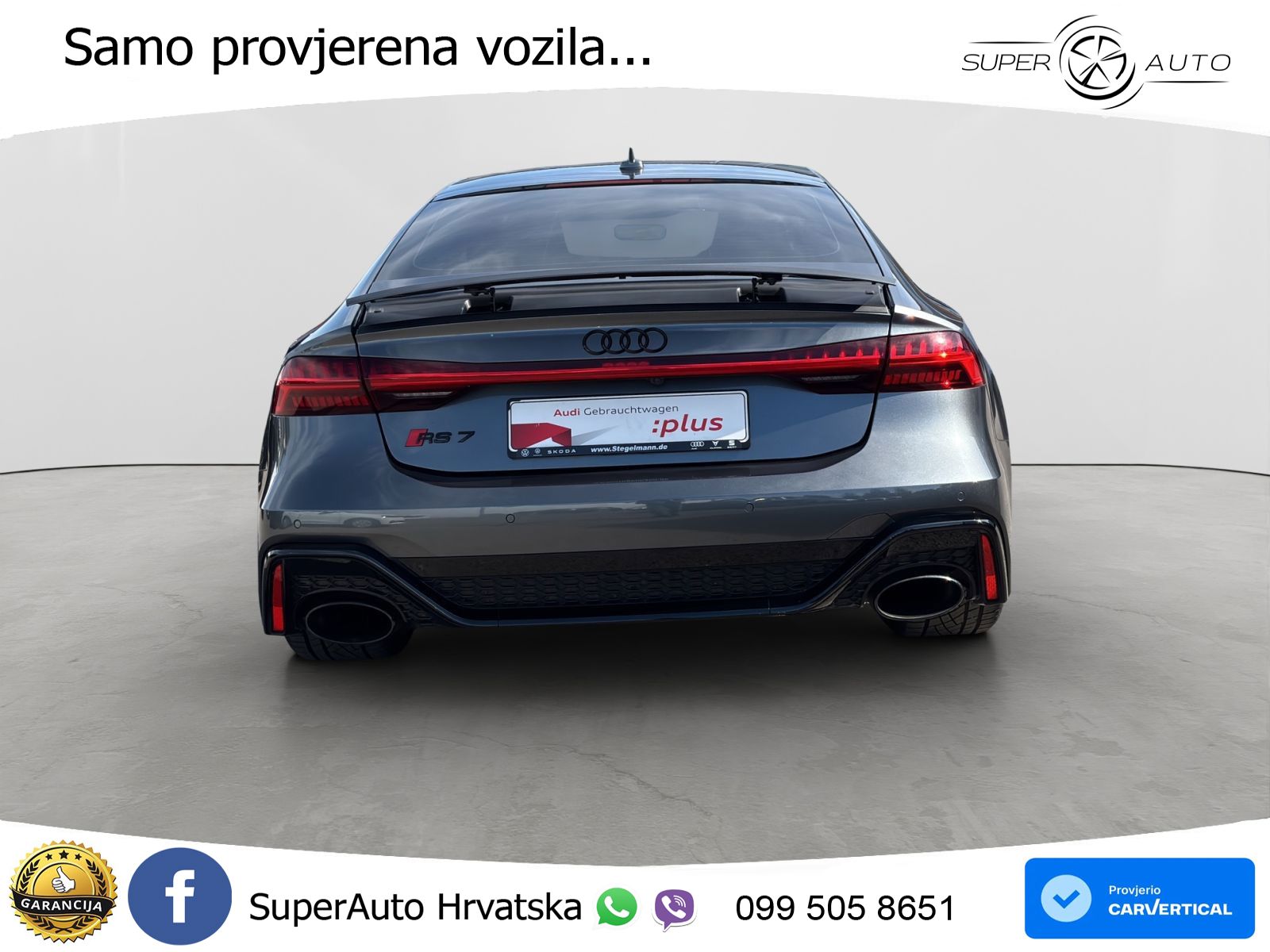 Audi RS7 4.0 TFSI V8 (600 KS) quattro tiptronic LED+GR SJED+ACC