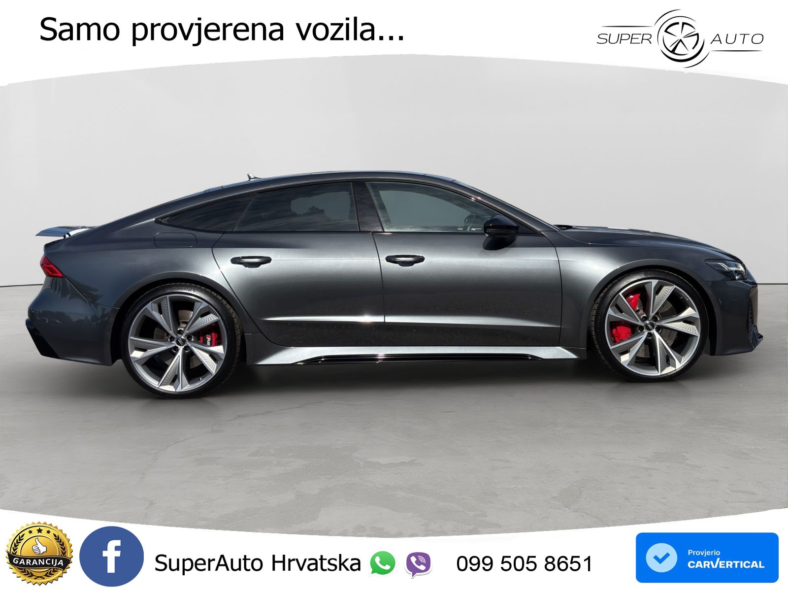 Audi RS7 4.0 TFSI V8 (600 KS) quattro tiptronic LED+GR SJED+ACC