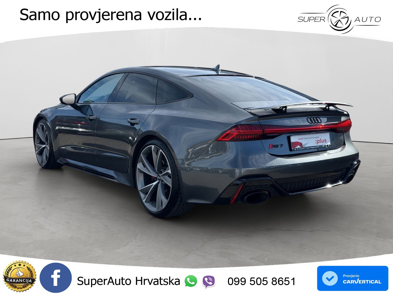 Audi RS7 4.0 TFSI V8 (600 KS) quattro tiptronic LED+GR SJED+ACC