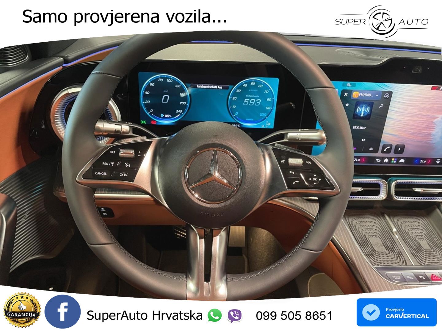 Mercedes GLC 400 94 kWh (489 KS) 4MATIC EQ Technology ZRAČNI+ACC+GR SJED+KAM+PANO