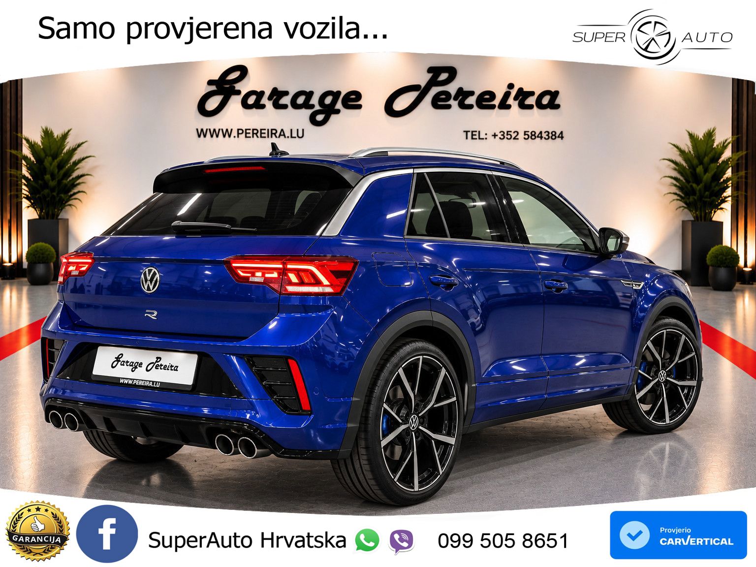 Volkswagen T-Roc R 2.0 TSI (300 KS) OPF 4M DSG LED+GR SJED+ACC