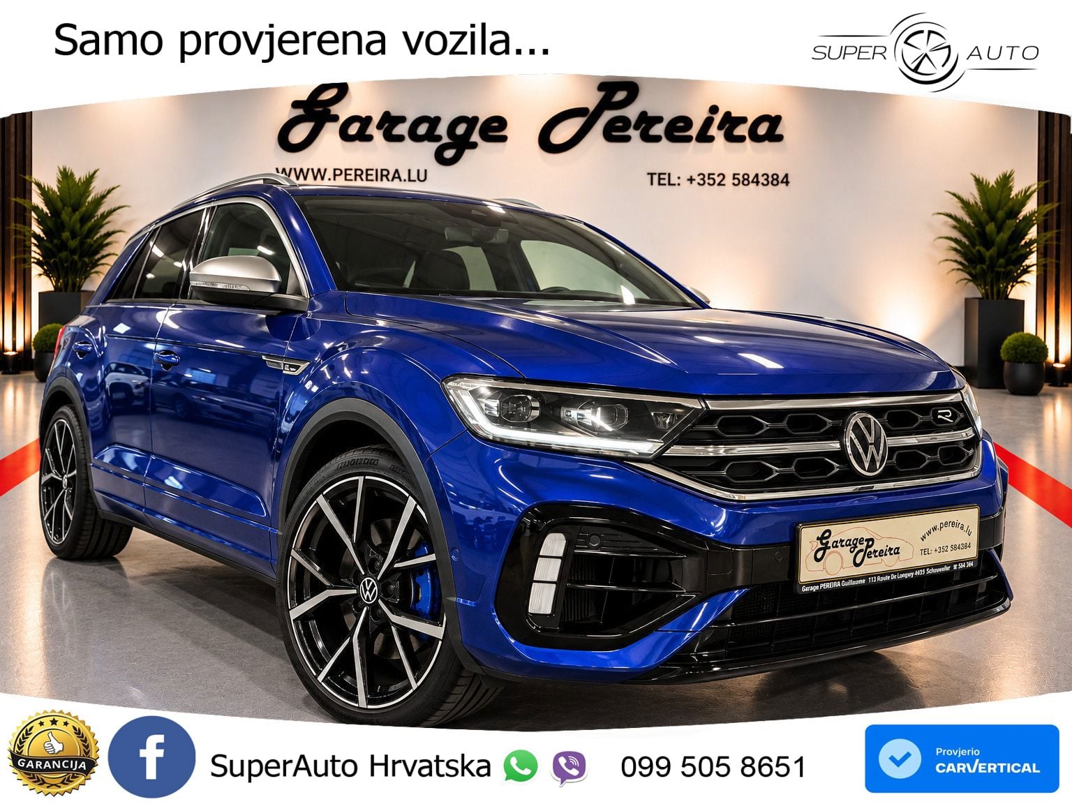 Volkswagen T-Roc R 2.0 TSI (300 KS) OPF 4M DSG LED+GR SJED+ACC