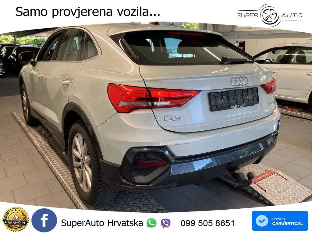 Audi Q3 II Sportback 35 TFSI (150 KS) S line LED+GR SJED+ACC