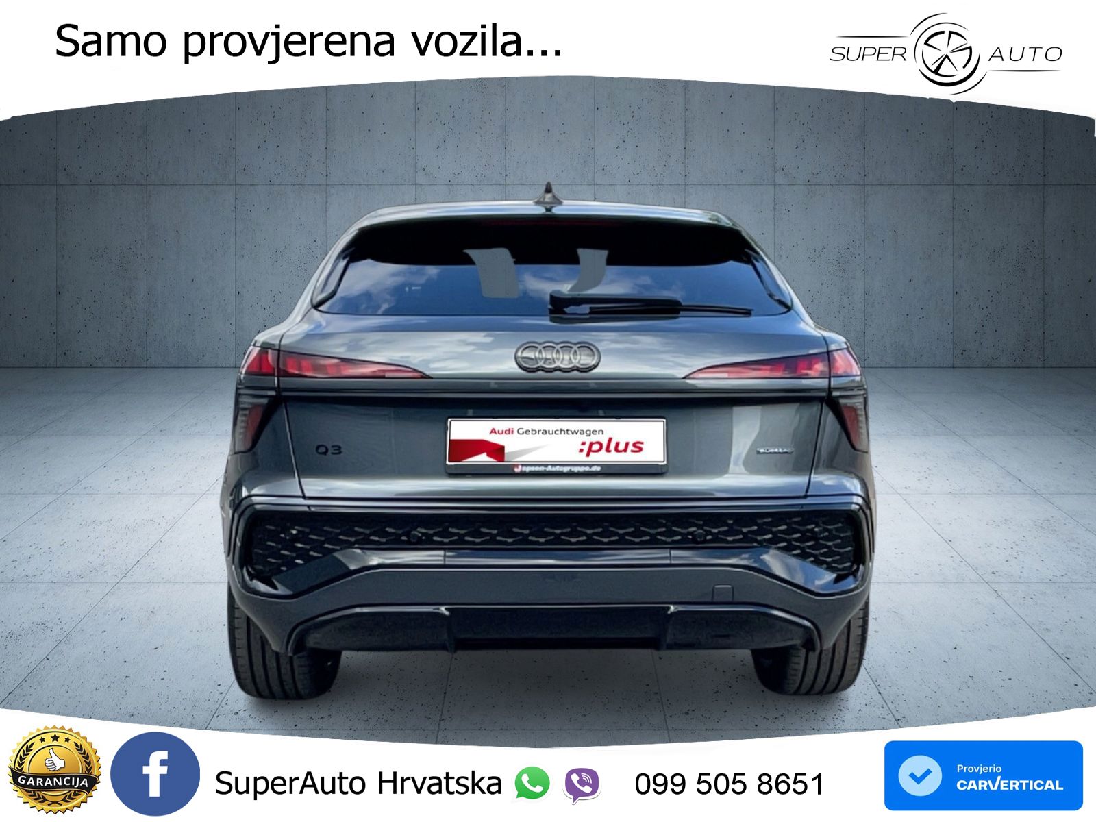 Audi Q3 Sportback 2.0 TDI (193 KS) quattro S tronic MATRIX+GR SJED+KAM