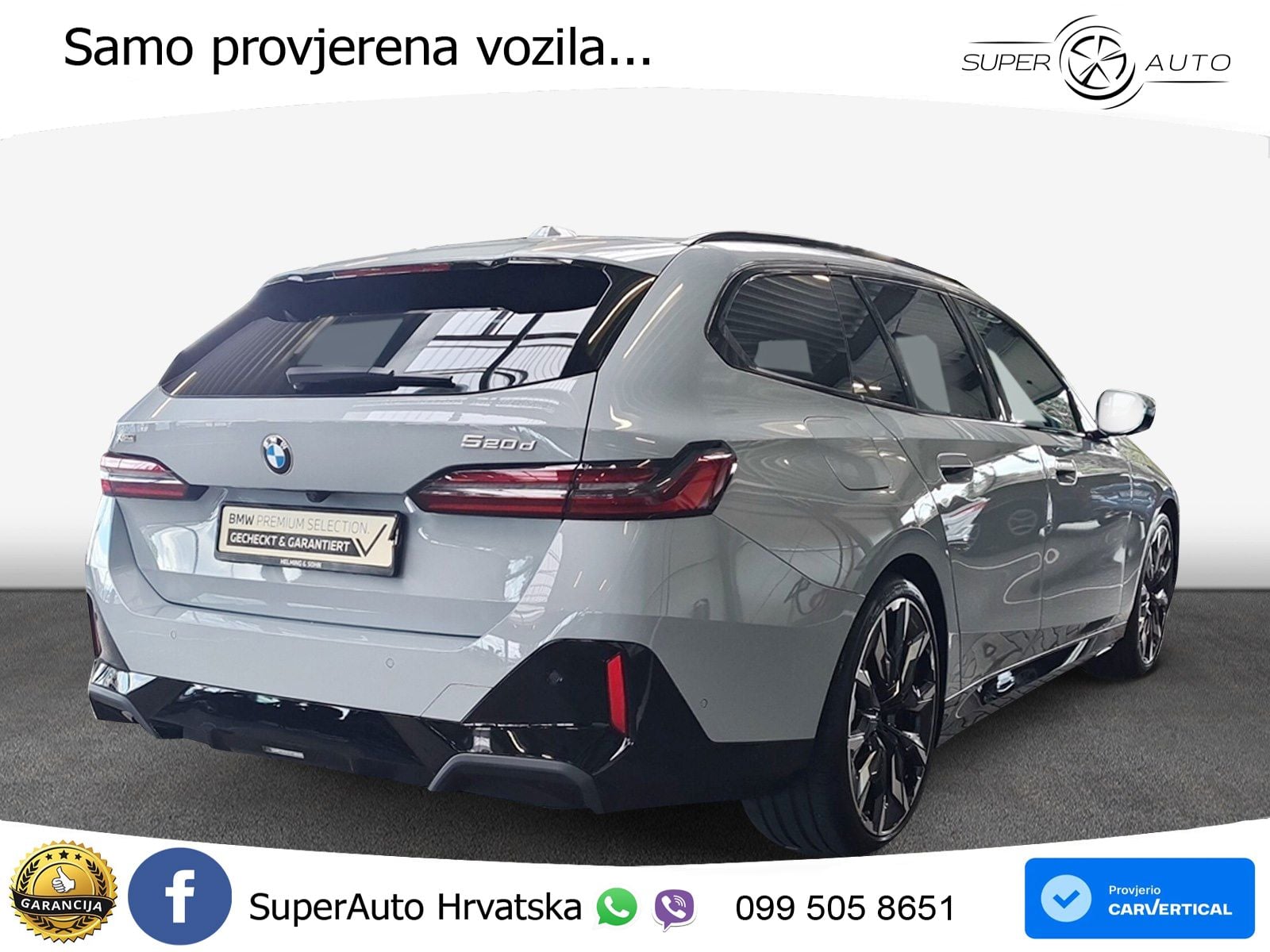 BMW 520d Touring (197 KS) xDrive Steptronic M Sport ACC+HEAD+GR SJED+360+PANO
