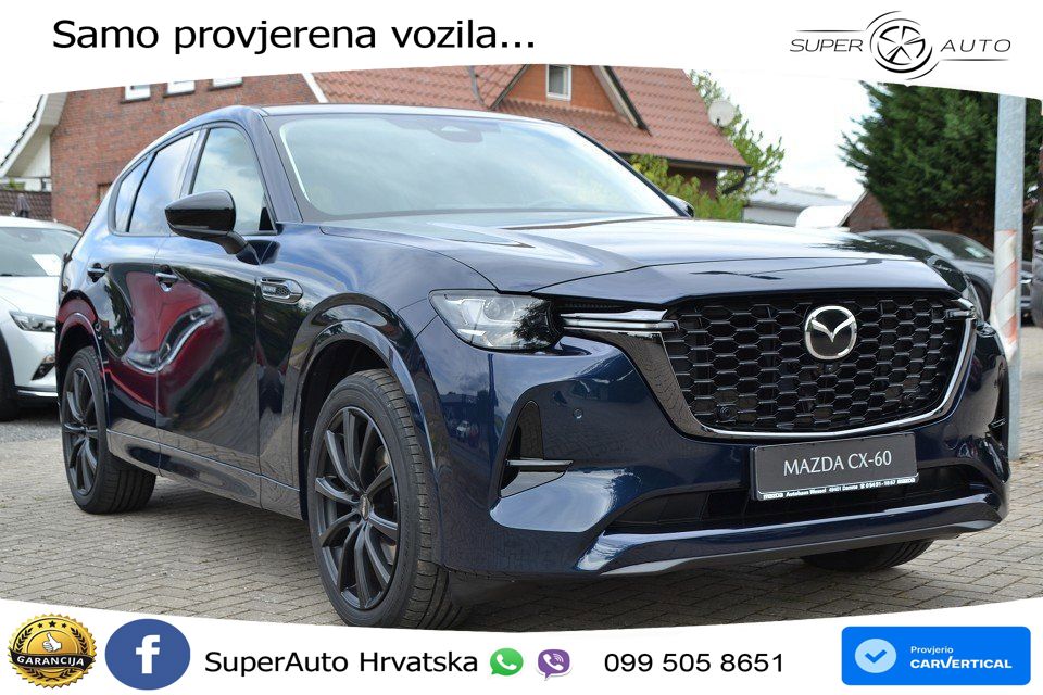 Mazda CX-60 3.3 e-Skyactiv D (254 KS) AWD Automatic LED+GR SJED+ACC