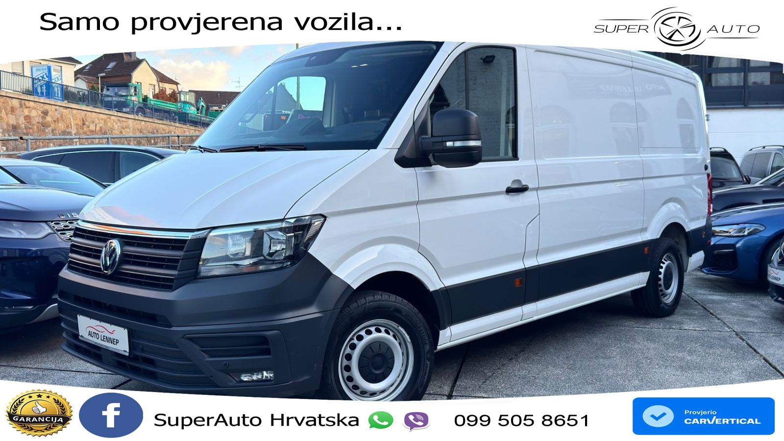 Volkswagen Crafter 35*Mittellang Normaldach*RWD*AHK 3500KG* 177 KS