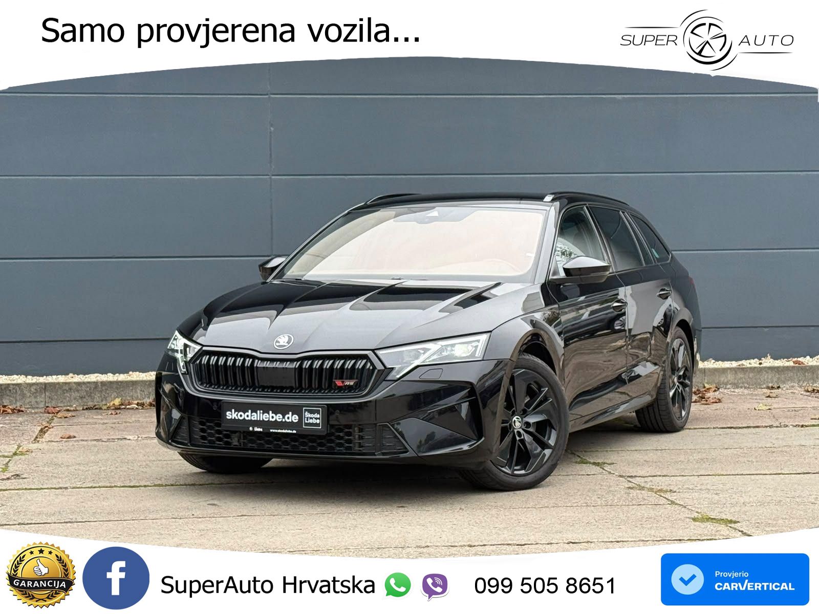 Škoda Octavia Combi RS 2.0 TSI (265 KS) DSG MATRIX+GR SJED+KAM