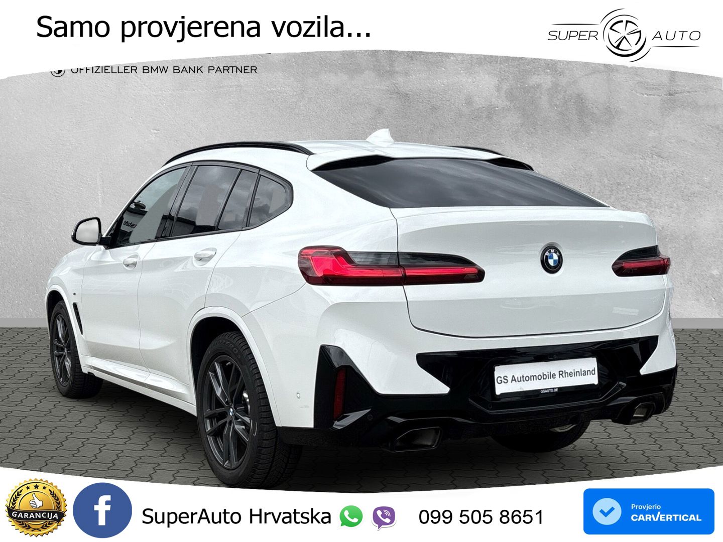 BMW X4 30d (286 KS) xDrive Steptronic M Sport LED+GR SJED+ACC