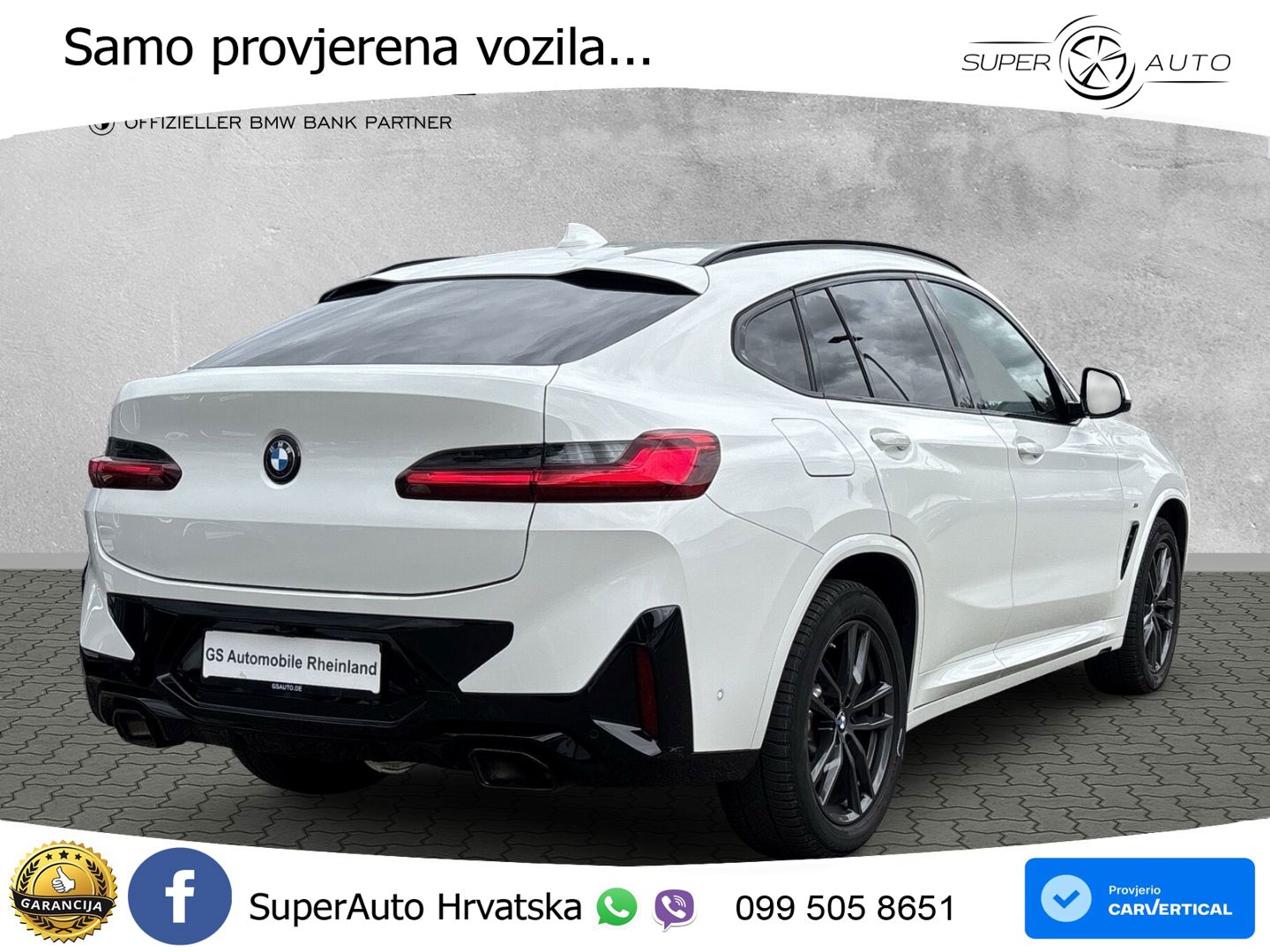 BMW X4 30d (286 KS) xDrive Steptronic M Sport LED+GR SJED+ACC