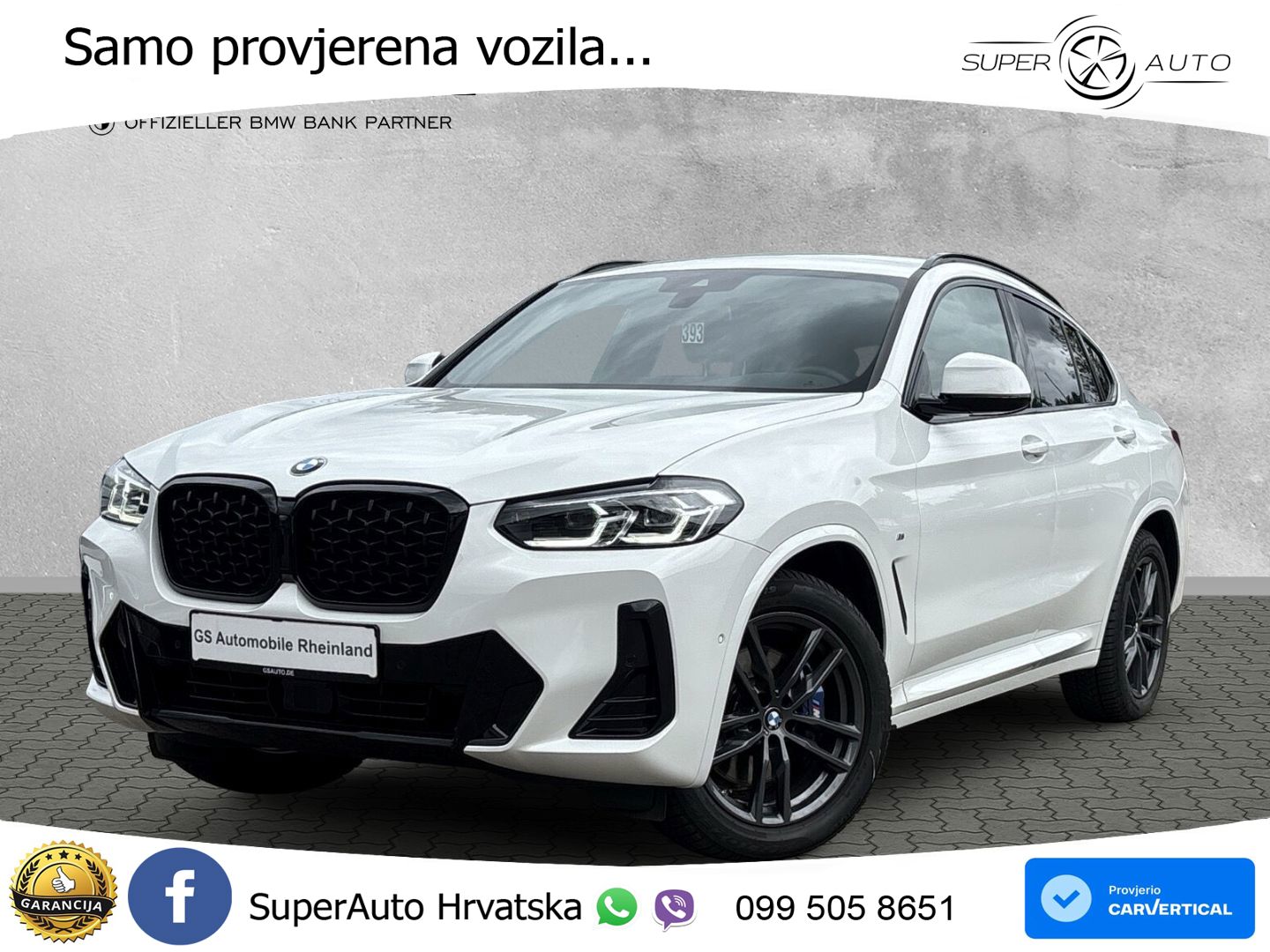 BMW X4 30d (286 KS) xDrive Steptronic M Sport LED+GR SJED+ACC