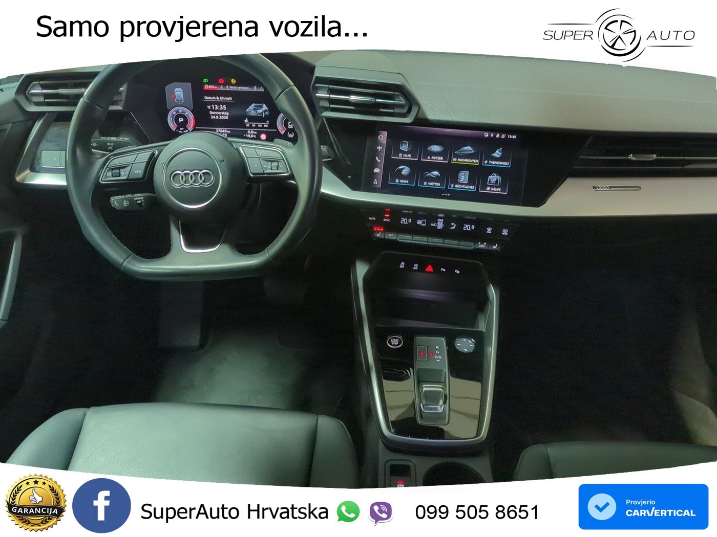 Audi A3 35 TDI (150 KS) S tronic LED+GR SJED+ACC